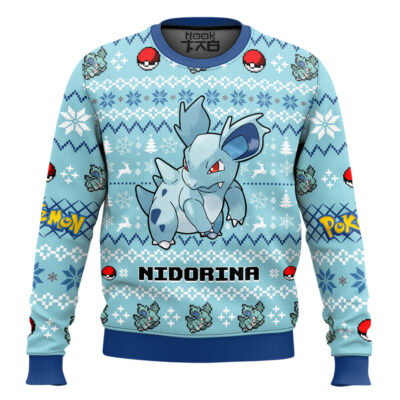 Pokemon Gen 1 Nidorina Ugly Christmas Sweater