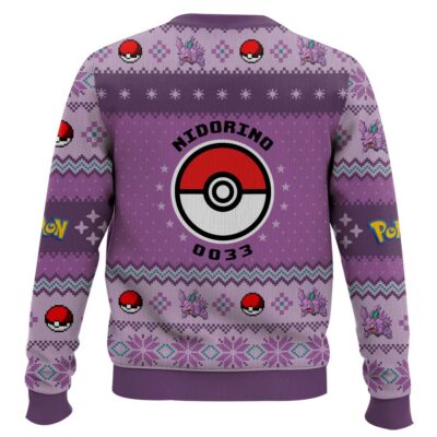 Hooktab Pokemon Gen 1 Nidorino Ugly Christmas Sweater