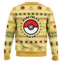 Hooktab Pokemon Gen 1 Ninetales Ugly Christmas Sweater