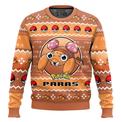 Pokemon Gen 1 Paras Ugly Christmas Sweater