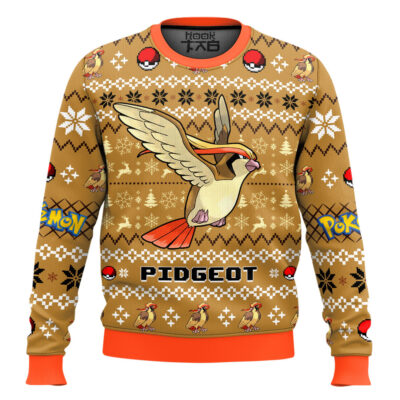 Pokemon Gen 1 Pidgeot Ugly Christmas Sweater