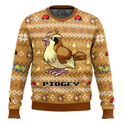 Pokemon Gen 1 Pidgey Ugly Christmas Sweater