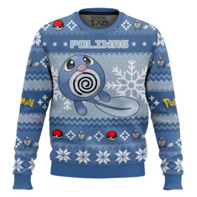Pokemon Gen 1 Poliwag Ugly Christmas Sweater