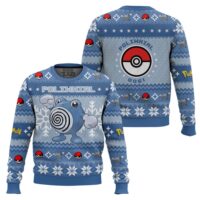 Hooktab Pokemon Gen 1 Poliwhirl Ugly Christmas Sweater