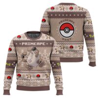 Hooktab Pokemon Gen 1 Primeape Ugly Christmas Sweater