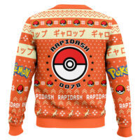 Hooktab Pokemon Gen 1 Rapidash Ugly Christmas Sweater