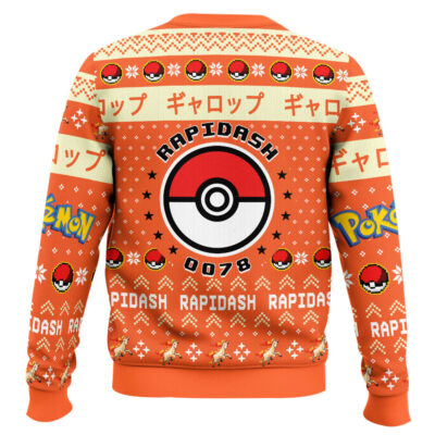 Hooktab Pokemon Gen 1 Rapidash Ugly Christmas Sweater