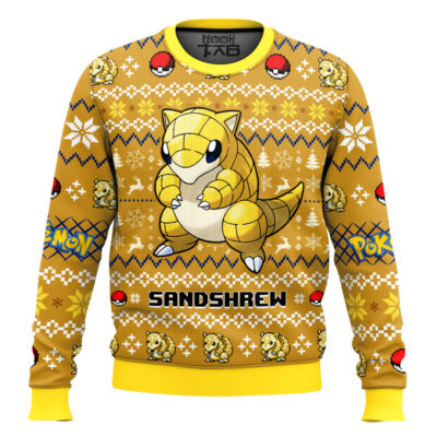 Pokemon Gen 1 Sandshrew Ugly Christmas Sweater