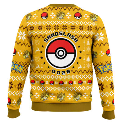 Hooktab Pokemon Gen 1 Sandslash Ugly Christmas Sweater