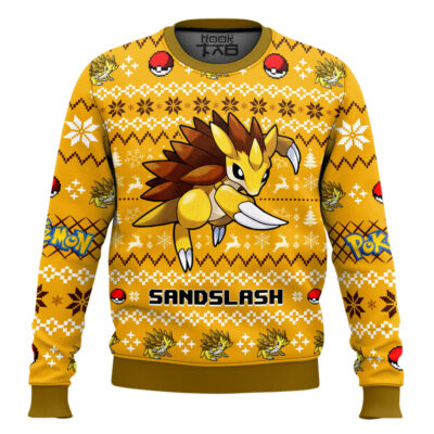 Pokemon Gen 1 Sandslash Ugly Christmas Sweater