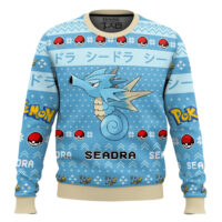 Hooktab Pokemon Gen 1 Seadra Ugly Christmas Sweater
