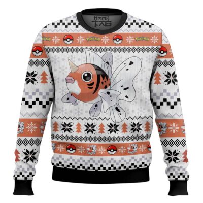 Pokemon Gen 1 Seaking Ugly Christmas Sweater