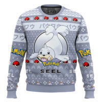 Hooktab Pokemon Gen 1 Seel Ugly Christmas Sweater