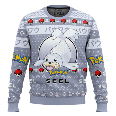 Pokemon Gen 1 Seel Ugly Christmas Sweater