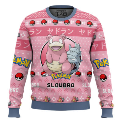 Pokemon Gen 1 Slowbro Ugly Christmas Sweater