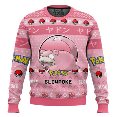 Pokemon Gen 1 Slowpoke Ugly Christmas Sweater