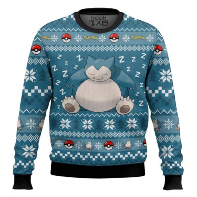 Pokemon Gen 1 Snorlax Ugly Christmas Sweater