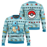 Hooktab Pokemon Gen 1 Squirtle Ugly Christmas Sweater