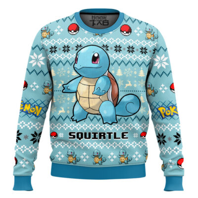 Pokemon Gen 1 Squirtle Ugly Christmas Sweater