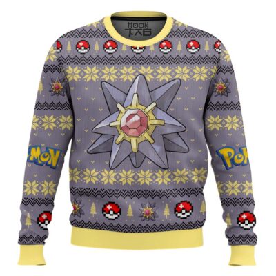Pokemon Gen 1 Starmie Ugly Christmas Sweater
