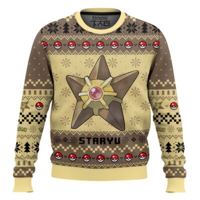 Pokemon Gen 1 Staryu Ugly Christmas Sweater