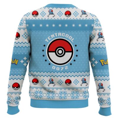 Hooktab Pokemon Gen 1 Tentacool Ugly Christmas Sweater