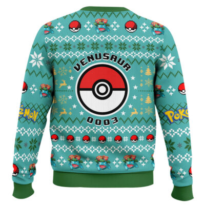 Hooktab Pokemon Gen 1 Venusaur Ugly Christmas Sweater