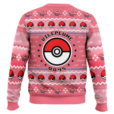 Hooktab Pokemon Gen 1 Vileplume Ugly Christmas Sweater