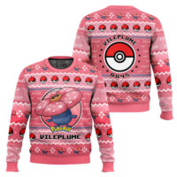 Hooktab Pokemon Gen 1 Vileplume Ugly Christmas Sweater