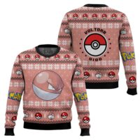 Hooktab Pokemon Gen 1 Voltorb Ugly Christmas Sweater
