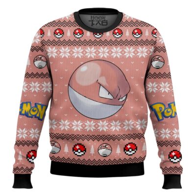 Pokemon Gen 1 Voltorb Ugly Christmas Sweater
