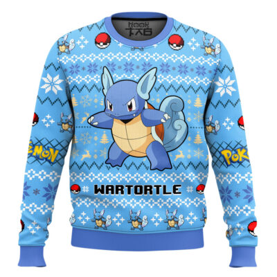 Pokemon Gen 1 Wartortle Ugly Christmas Sweater