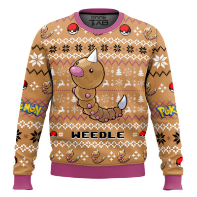 Pokemon Gen 1 Weedle Ugly Christmas Sweater
