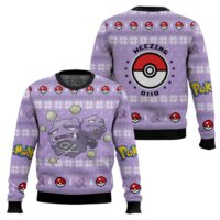 Hooktab Pokemon Gen 1 Weezing Ugly Christmas Sweater