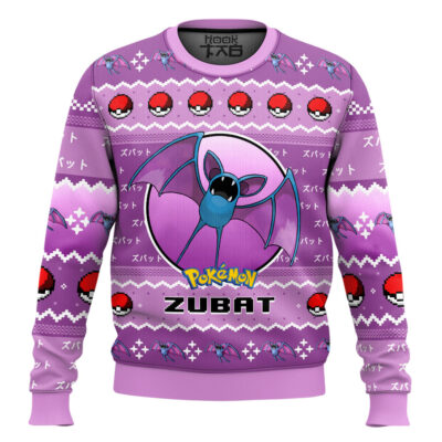 Pokemon Gen 1 Zubat Ugly Christmas Sweater