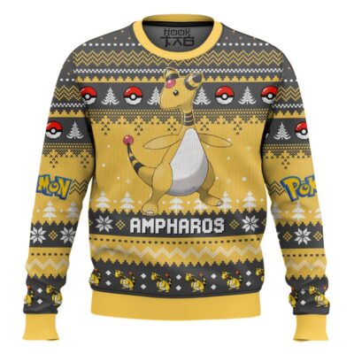 Pokemon Gen 2 Ampharos Ugly Christmas Sweater