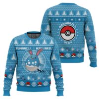 Hooktab Pokemon Gen 2 Azumarill Ugly Christmas Sweater