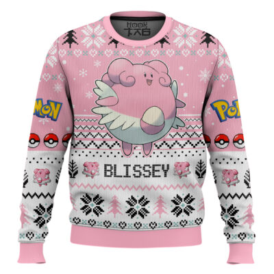 Pokemon Gen 2 Blissey Ugly Christmas Sweater