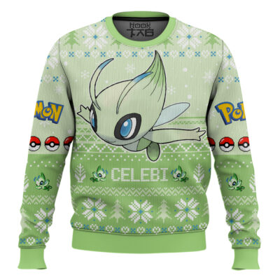 Pokemon Gen 2 Celebi Ugly Christmas Sweater