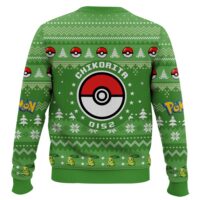 Hooktab Pokemon Gen 2 Chikorita Ugly Christmas Sweater