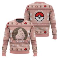Hooktab Pokemon Gen 2 Cleffa Ugly Christmas Sweater