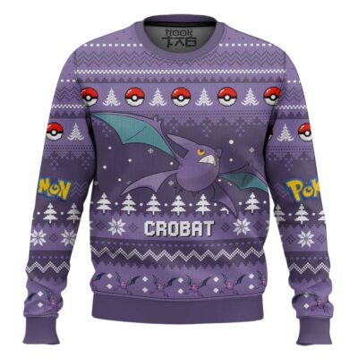 Pokemon Gen 2 Crobat Ugly Christmas Sweater