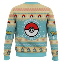 Hooktab Pokemon Gen 2 Croconaw Ugly Christmas Sweater