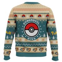 Hooktab Pokemon Gen 2 Cyndaquil Ugly Christmas Sweater