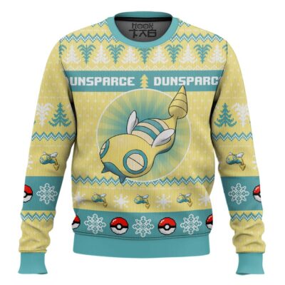 Pokemon Gen 2 Dunsparce Ugly Christmas Sweater