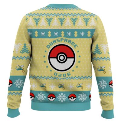 Hooktab Pokemon Gen 2 Dunsparce Ugly Christmas Sweater