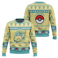 Hooktab Pokemon Gen 2 Dunsparce Ugly Christmas Sweater