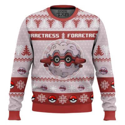Pokemon Gen 2 Forretress Ugly Christmas Sweater