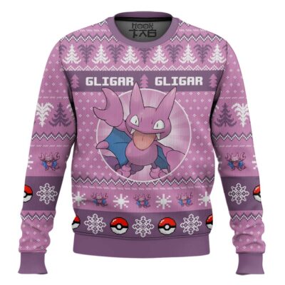 Pokemon Gen 2 Gligar Ugly Christmas Sweater