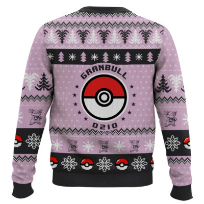 Hooktab Pokemon Gen 2 Granbull Ugly Christmas Sweater
